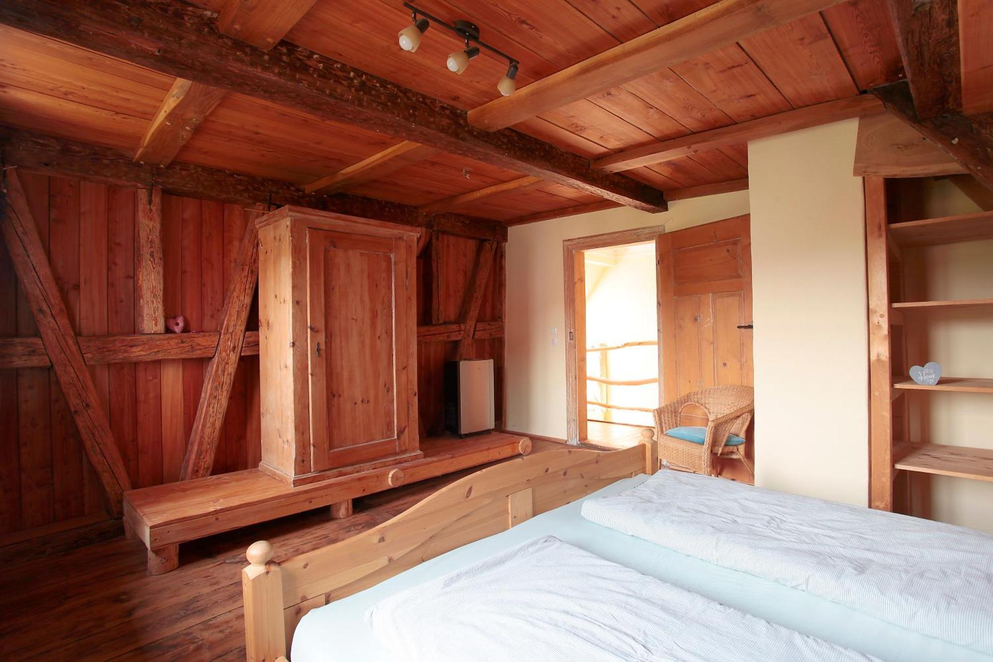 Gemuetliches Apartment Mit Galerie Im Ferienhof Litzendorf Bagian luar foto